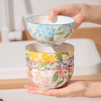 Japanese Creative Ceramic Lotus Bowl