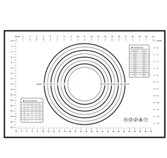 40×60cm Large Silicone Baking Mat | Non-Stick Reusable Dough & Oven Baking Mat