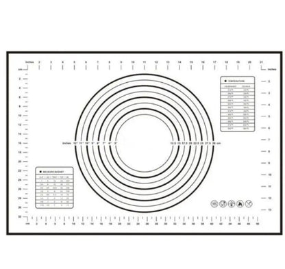 40×60cm Large Silicone Baking Mat | Non-Stick Reusable Dough & Oven Baking Mat