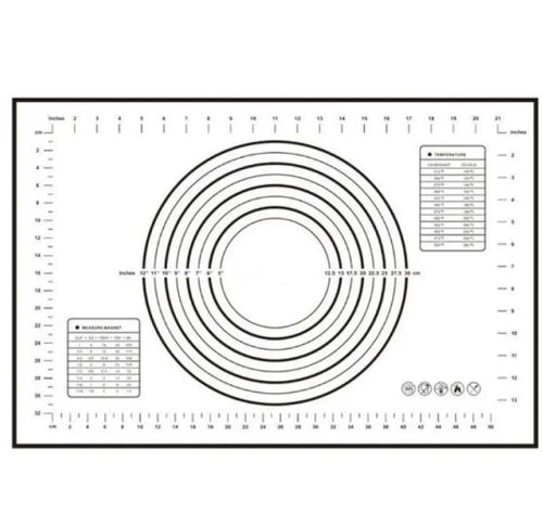 40×60cm Large Silicone Baking Mat | Non-Stick Reusable Dough & Oven Baking Mat