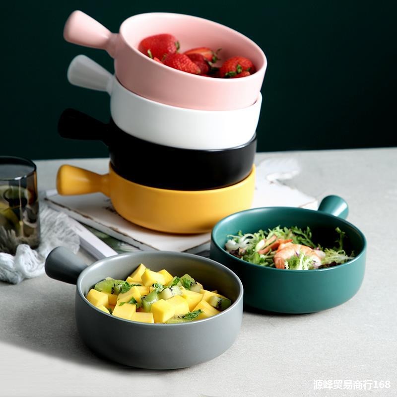 Ceramic Oven Plate with Handle
