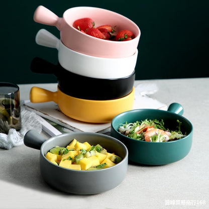 Ceramic Oven Plate with Handle