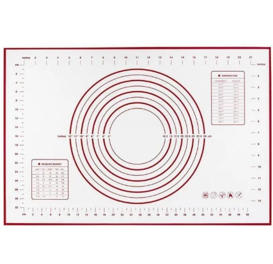 40×60cm Large Silicone Baking Mat | Non-Stick Reusable Dough & Oven Baking Mat