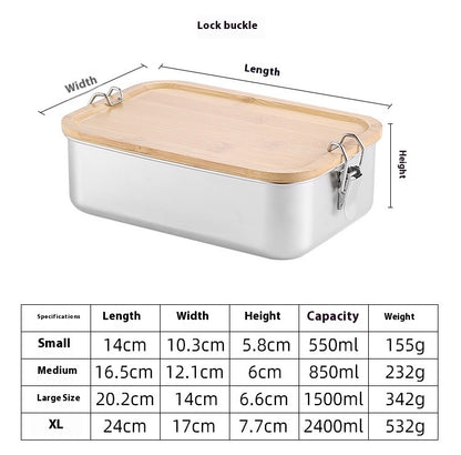 Stainless Steel Bento Food Storage Box