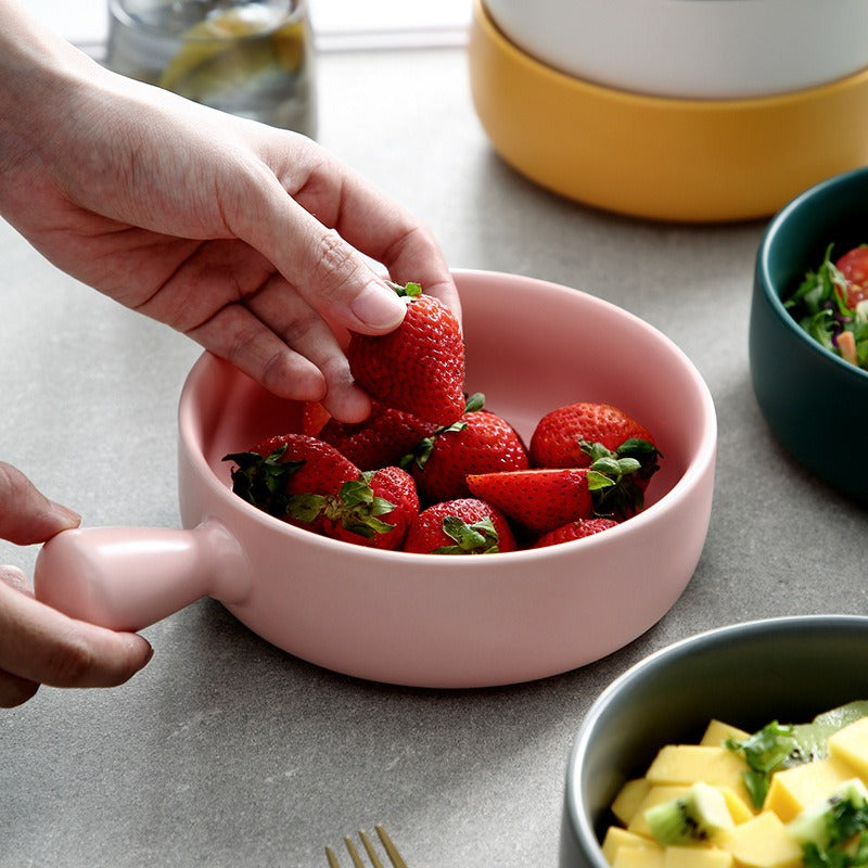 Ceramic Oven Plate with Handle