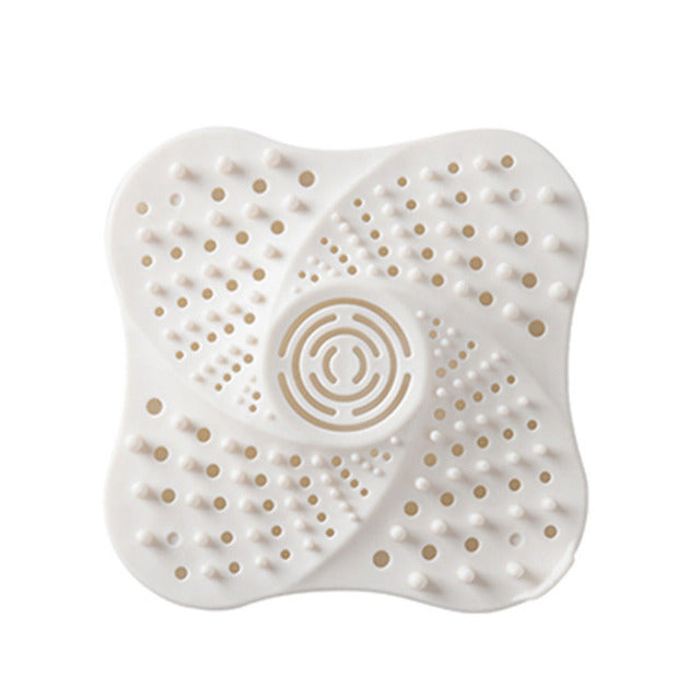 Silicone Drain Hair Catcher | Anti Clog Shower Drain Filter | Bathroom Sink Hair Stopper