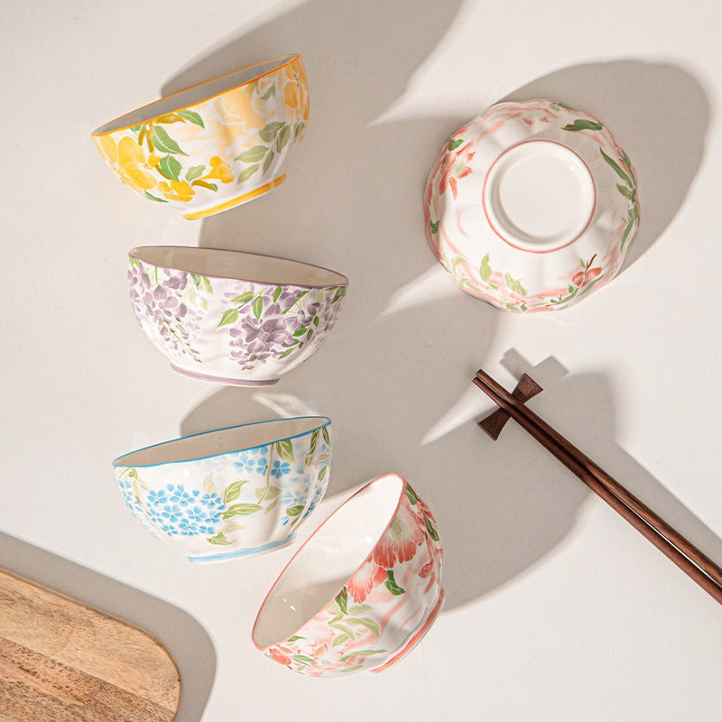 Japanese Creative Ceramic Lotus Bowl