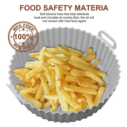 2PCS Reusable Silicone Baking Mat | Non Stick Air Fryer Mat | Oven Baking Sheet Kitchen Tool