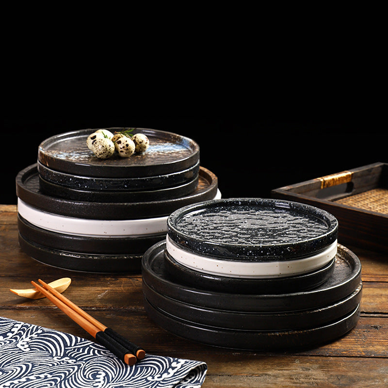 Creative Ceramic Plate for Steak, Pasta, and Pizza