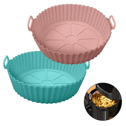 2PCS Reusable Silicone Baking Mat | Non Stick Air Fryer Mat | Oven Baking Sheet Kitchen Tool