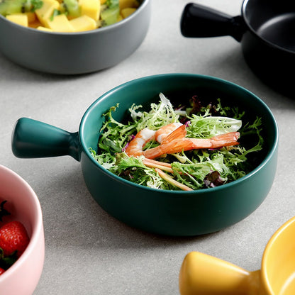 Ceramic Oven Plate with Handle